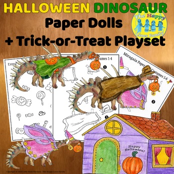 Dinosaur Paper Dolls for Teachers Pay Teachers