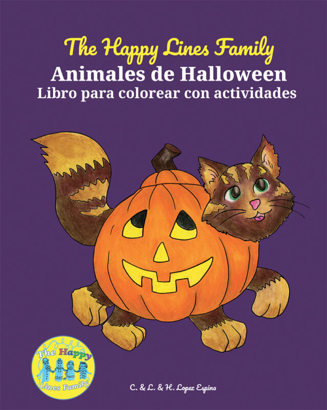 The Happy Lines Family Animales de Halloween