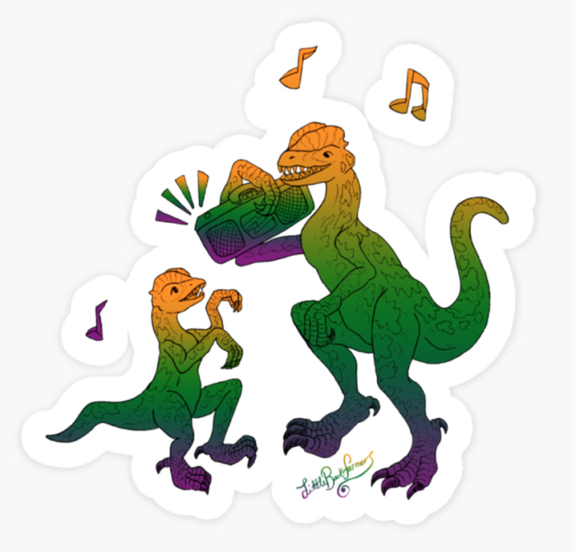 Dinosaur Sticker