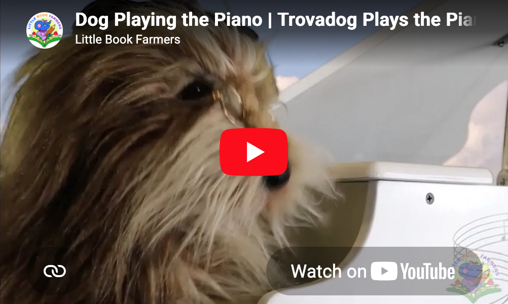 Trovadog Plays Piano