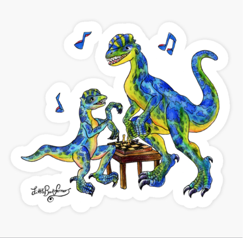 Dino Sticker